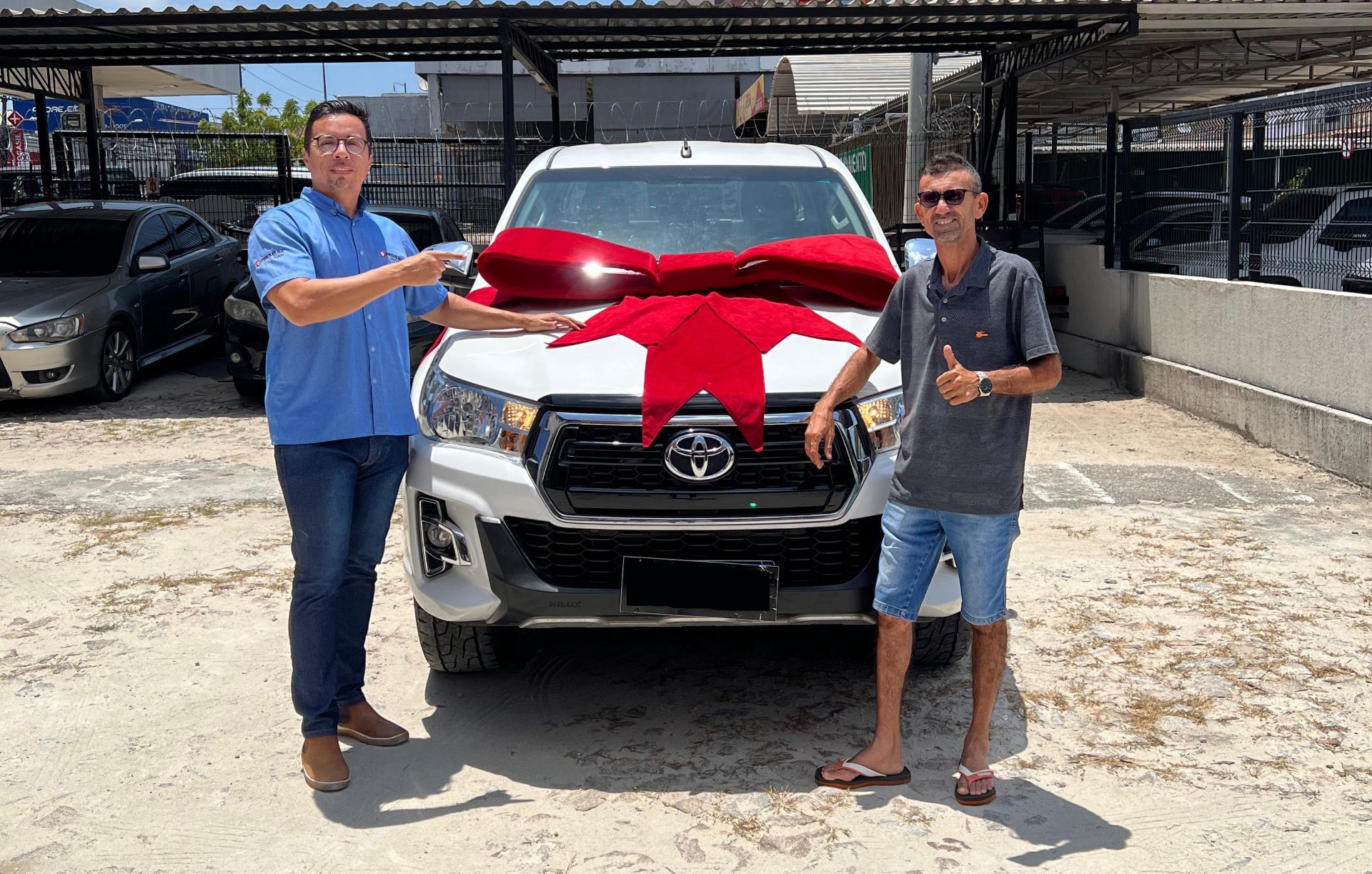 Cliente contemplado pelo Consórcio Toyota Hilux