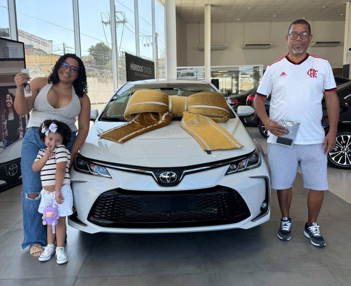 Cliente contemplado pelo Consórcio Toyota Corolla