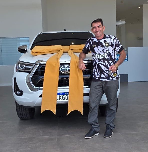 Cliente contemplado pelo Consórcio Toyota Hilux